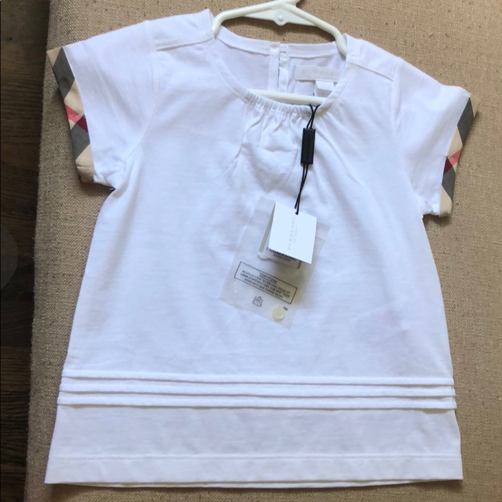 BURBERRY Children’s Gisselle Check Detail Shirt